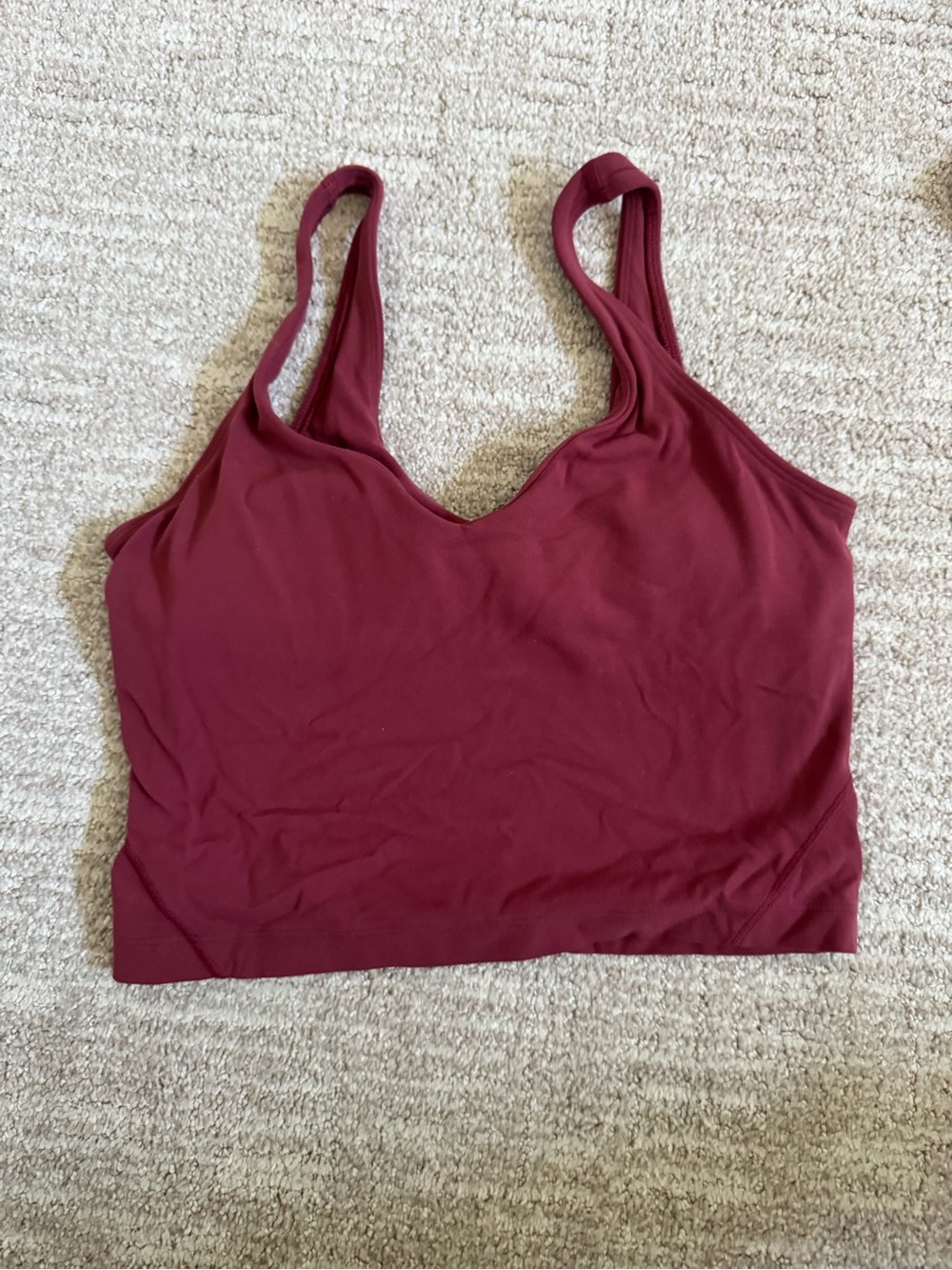 lululemon athletica Burgundy Align Tank